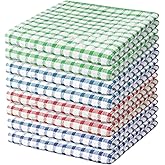 Nialnant 8 Pack Dish Cloths for Washing Dishes, 100% Cotton Reusable Cleaning Rag, Quick Drying Dish Towels for Kitchen-11 x 11 Inches