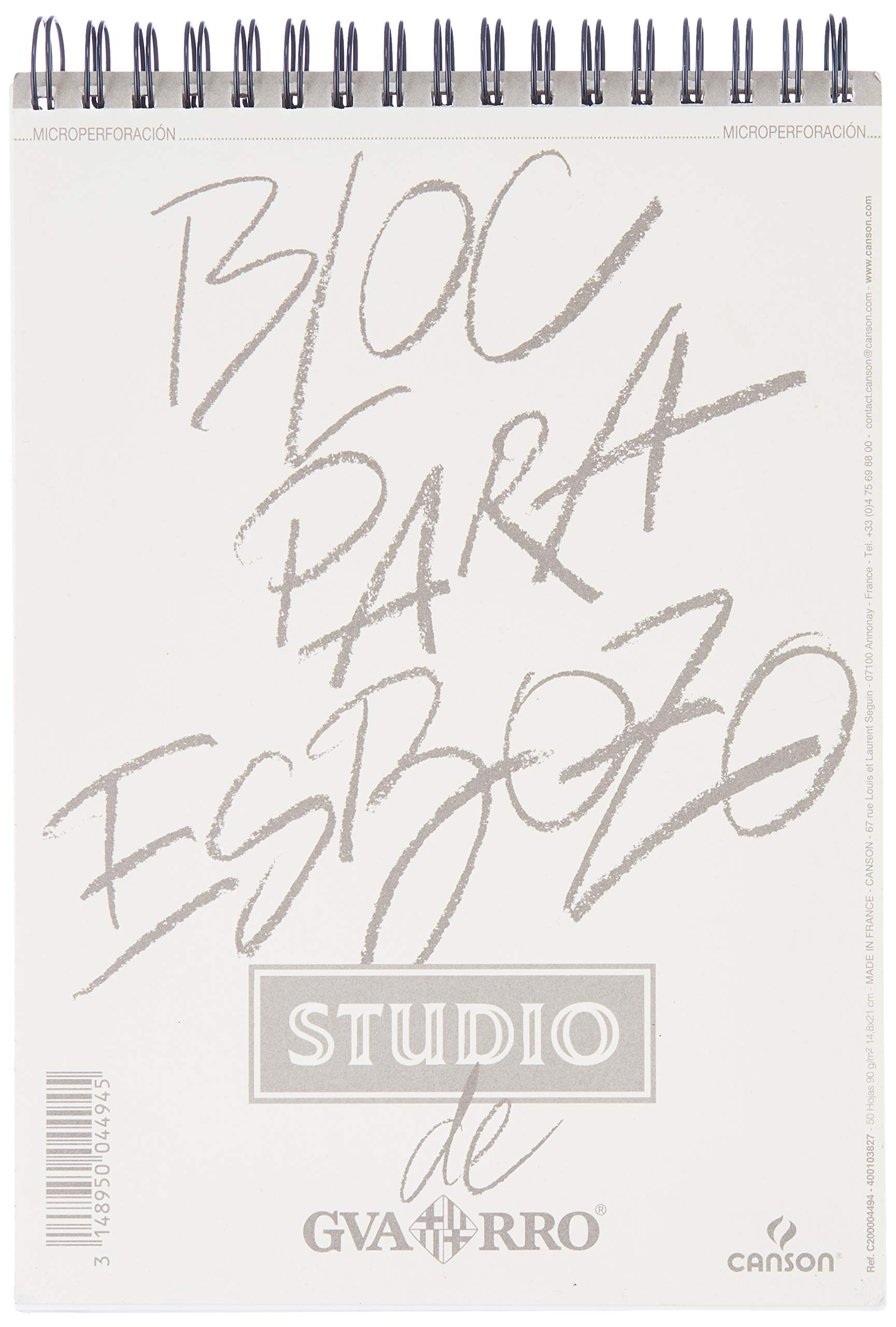 A5 Spiral Album 50 Sheets Micro Perforated Guarro Sketching Fine Grain 90g