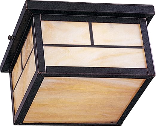 Maxim 4059hobu Coldwater 2 Light Outdoor Ceiling Mount Burnished