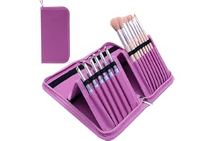 BQAN Nail Art Brush Holder Case - Organizer for Nail Art Brushes, Perfect Brush Holder