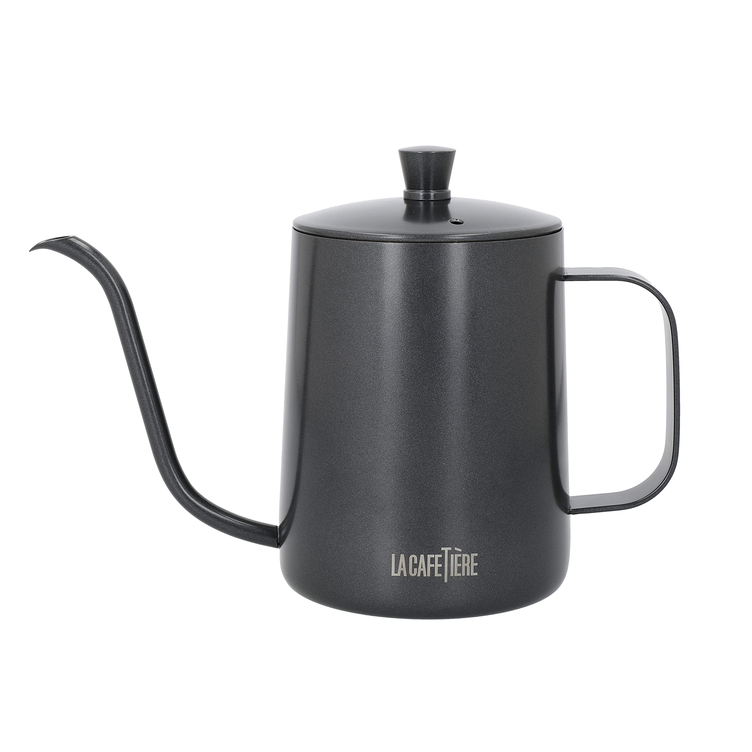 La Cafetière Gooseneck Coffee Pour Over Pot, 600 ml, Gift Boxed,Black