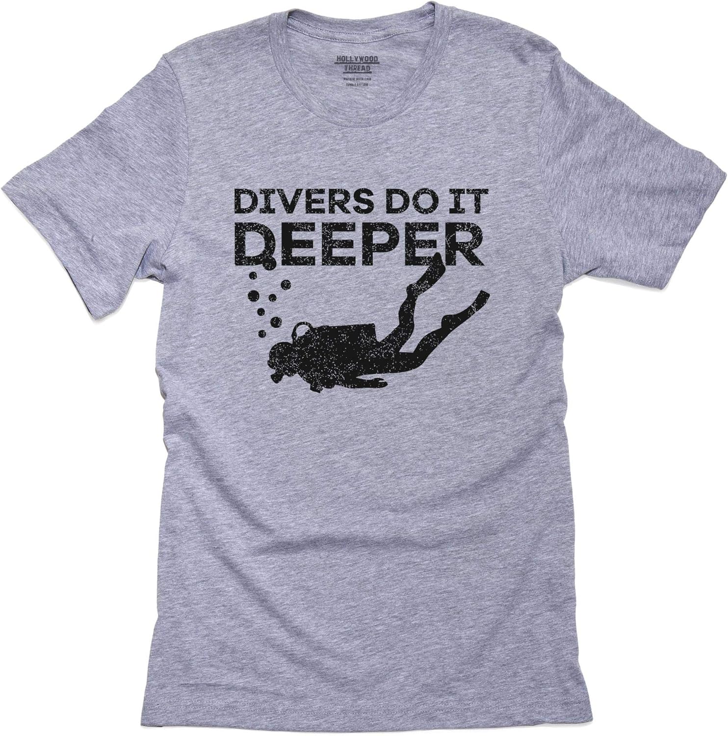 Divers Do It Deeper Scuba Diving Funny Pun Men's TShirt