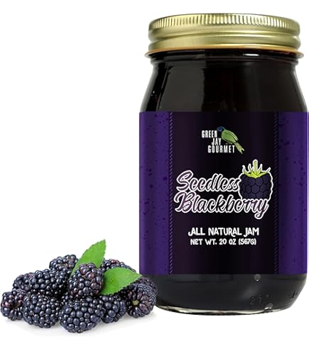Amazon.com: Trappist Jam BlackBerry Seedless 12 Ounce Jar