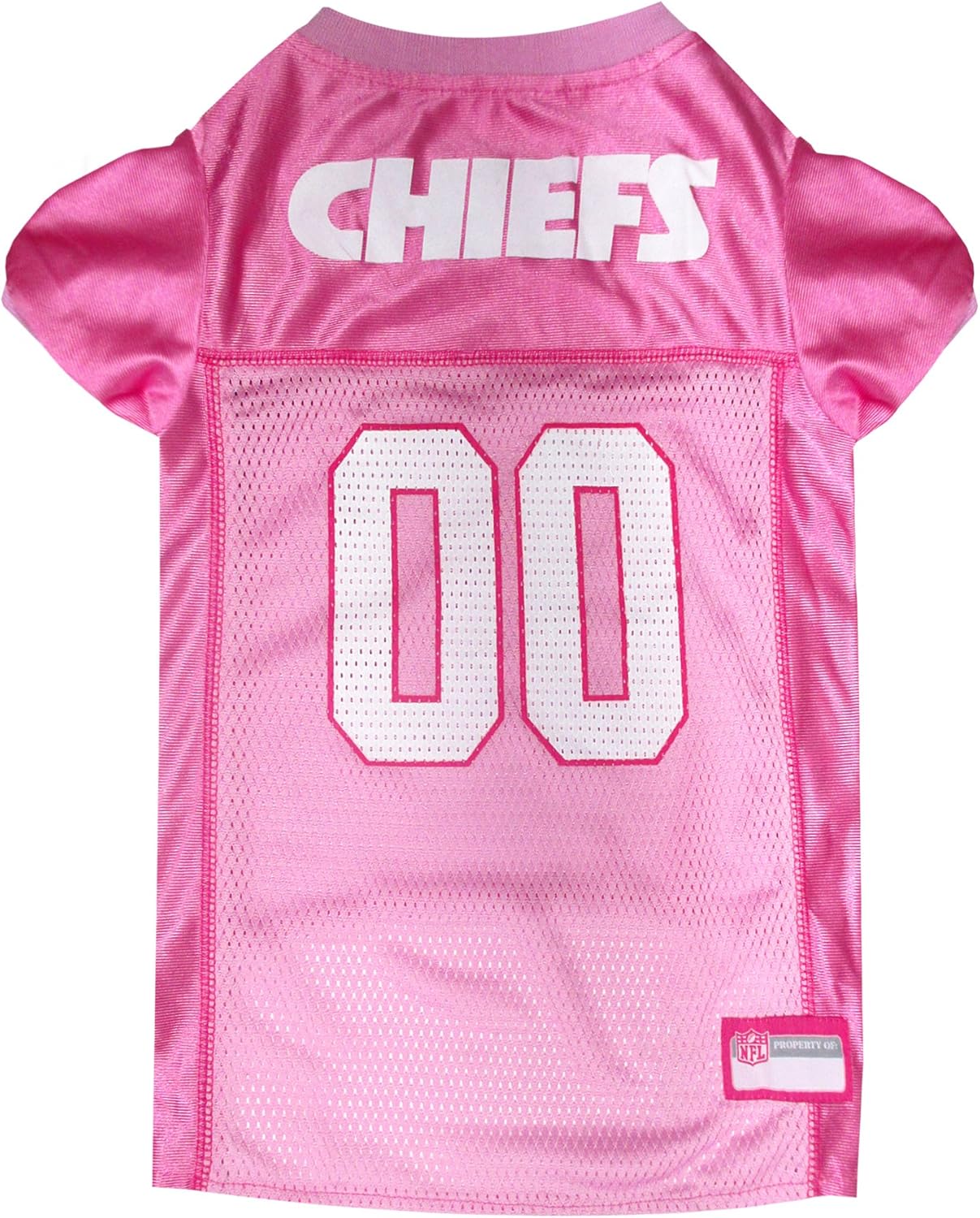 New Kansas City Chiefs Pet Dog Pink Too Cute Squad Cheerleader