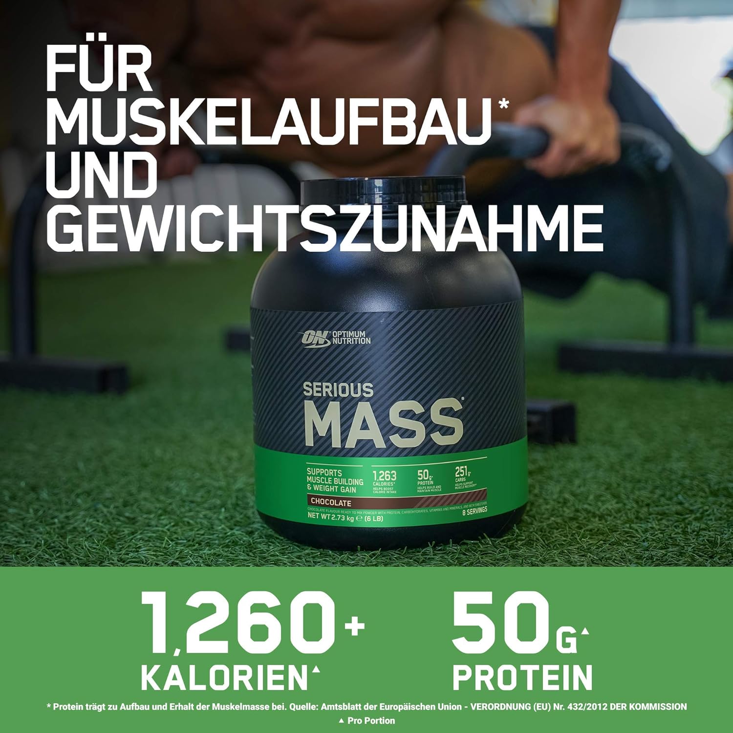Optimum Nutrition Serious Mass Protein Powder High Calorie Mass Gainer with Vitamins, Creatine and Glutamine - Image 4