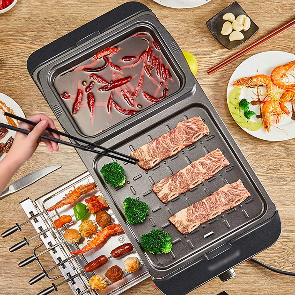 Review Multifunctional 3in1 Electric Barbecue Grill with ShabuShabu