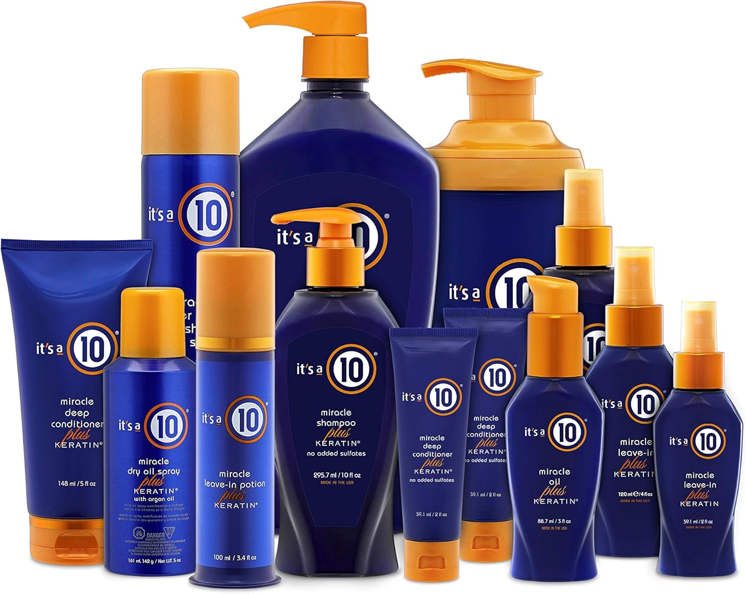 It's a 10 Haircare Miracle Leave-In Plus Keratin, 2 Fl. oz. : Hair Sprays : Health & Personal Care