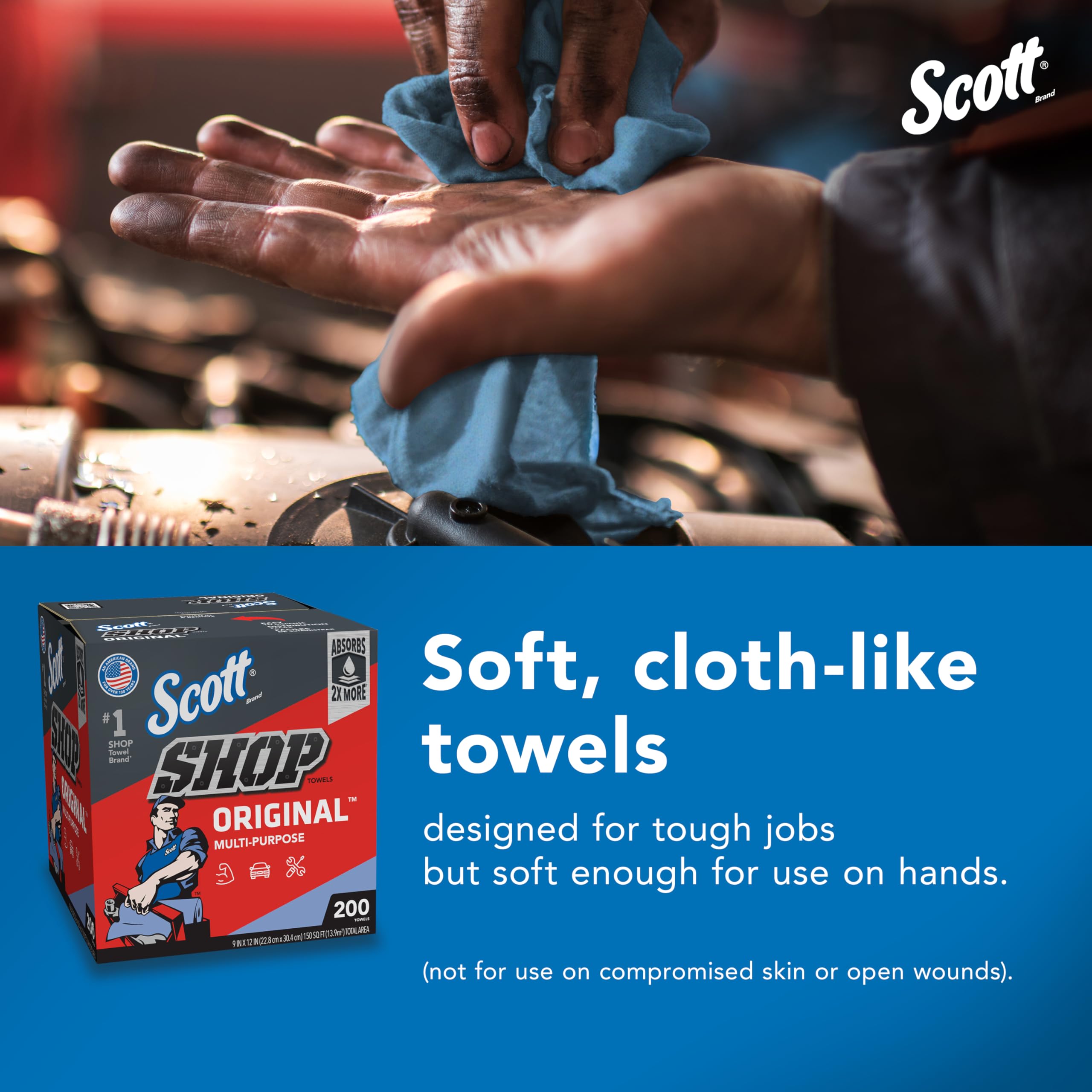 SCOTT SHOP ORIGINAL Blue Towels (75190), 9
