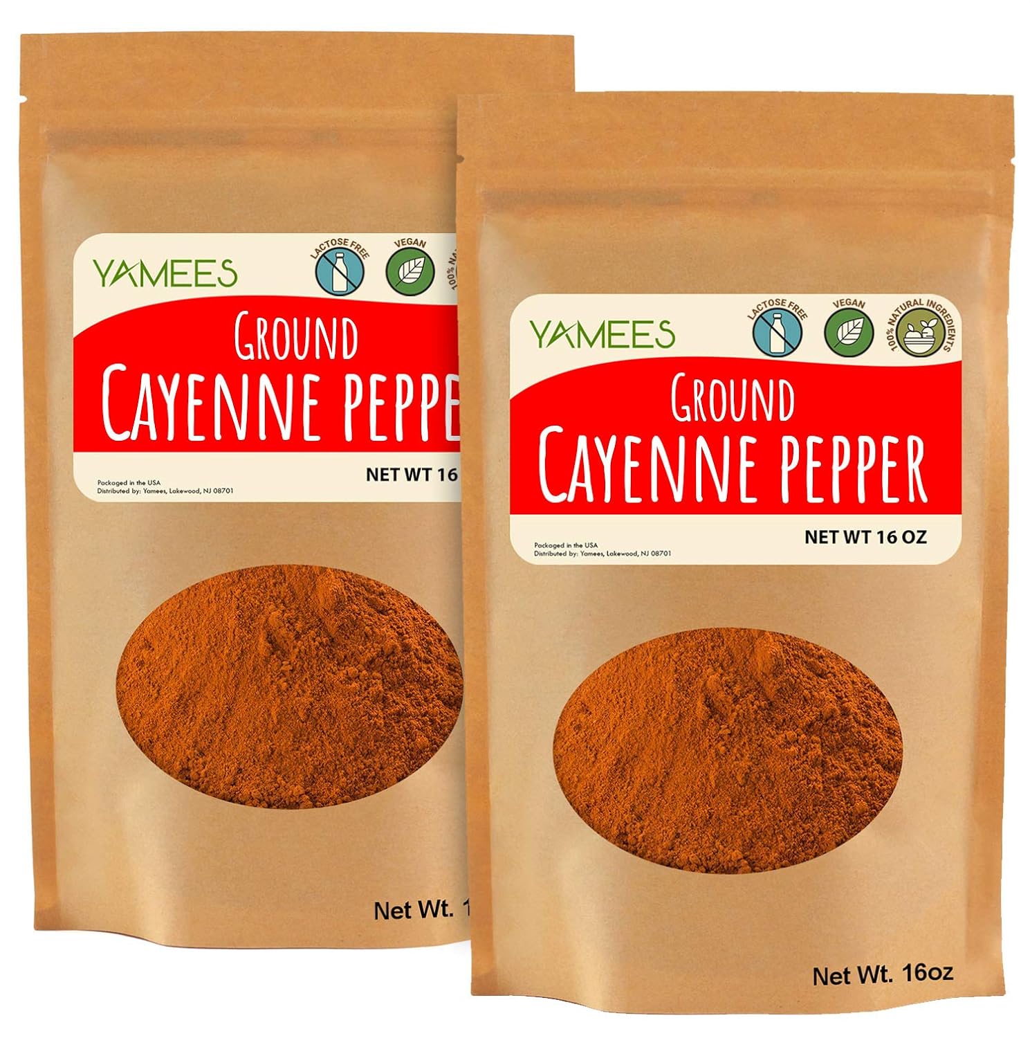 Yamees Cayenne Pepper Powder 2 Pounds/32 Ounces Bulk