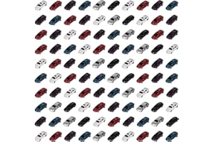 ZJIA Z Gauge 1:200 Scale Painted Model Cars for Parking Scenery Train Layout Diorama (Pack of 100)