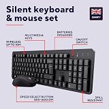 Trust Ymo II Silent Wireless Keyboard and Mouse UK QWERTY view 3