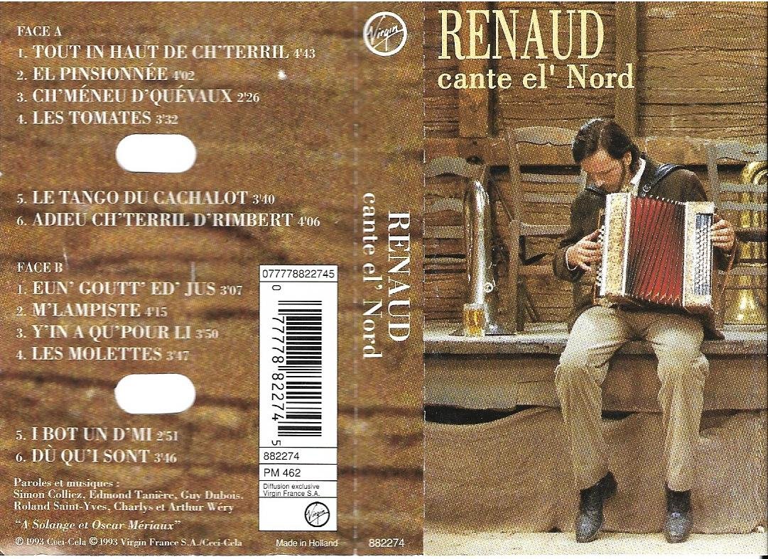Cante El' Nord [Musikkassette] Renaud Amazon.de MusikCDs & Vinyl
