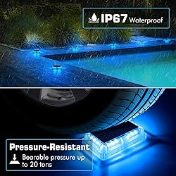 MEIKEE Solar Deck Lights Led Dock Lights 1200mAh