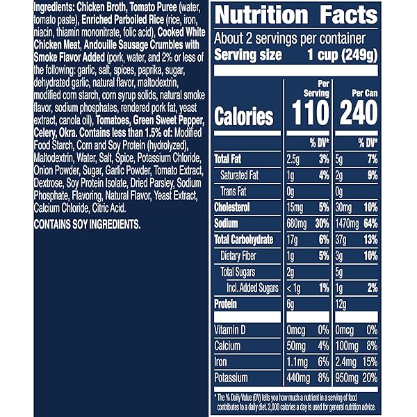 PROGRESSO TRADITIONAL, CHICKEN & SAUSAGE GUMBO CANNED SOUP, GLUTEN FREE, 19 OZ.