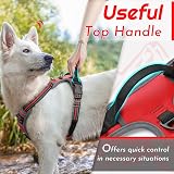 Eagloo Dog Harness Small Adjustable No Pull Reflective Red S view 5