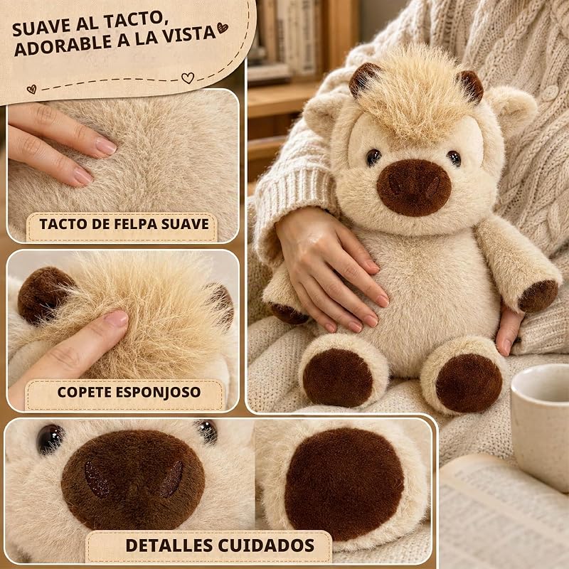 Peluche de Vaca 45 cm – Vaquita Highland Suave y Mullida para Niños — foto 4 de 8