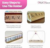WedDecor Wooden Letter Tile Racks Replacement Board Game Spell Word Game Craft view 6