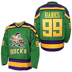 Mighty Ducks Jersey #96 Charlie Conway #99 Adam