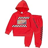 Disney Pixar Cars Boys’ Lenticular Hoodie and Jogger Pants Set, 2-Piece Lightning McQueen Outfit
