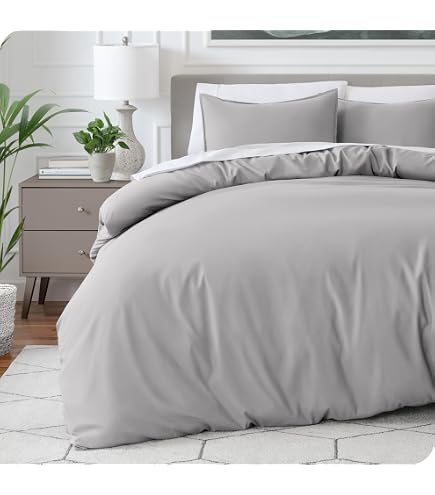SLEEP ZONE Queen Duvet Cover Set – Cooling NanoTex Tech, Ultra-Soft Microfiber, 3-Piece