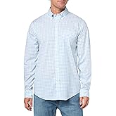 Performance Series Stretch Polo Button-Down Collar, Checked Sport Shirt