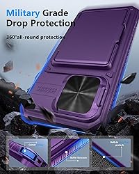 ATATOO for iPhone 14 Pro Max Case, Built-in Card