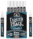 Liquid Chalk Marker Pen - White, Dry Erase for