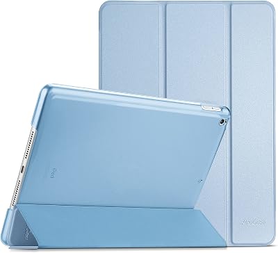 ProCase iPad 10.2 Inch Case 9th/8th/7th Gen SkyBlue Translucent Back