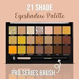 Profusion Gold Rush 21 Shade Eyeshadow Palette with Free Pro Series Brush view 5