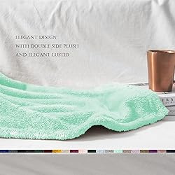 Exclusivo Mezcla Plush Fuzzy Fleece Throw Blanket