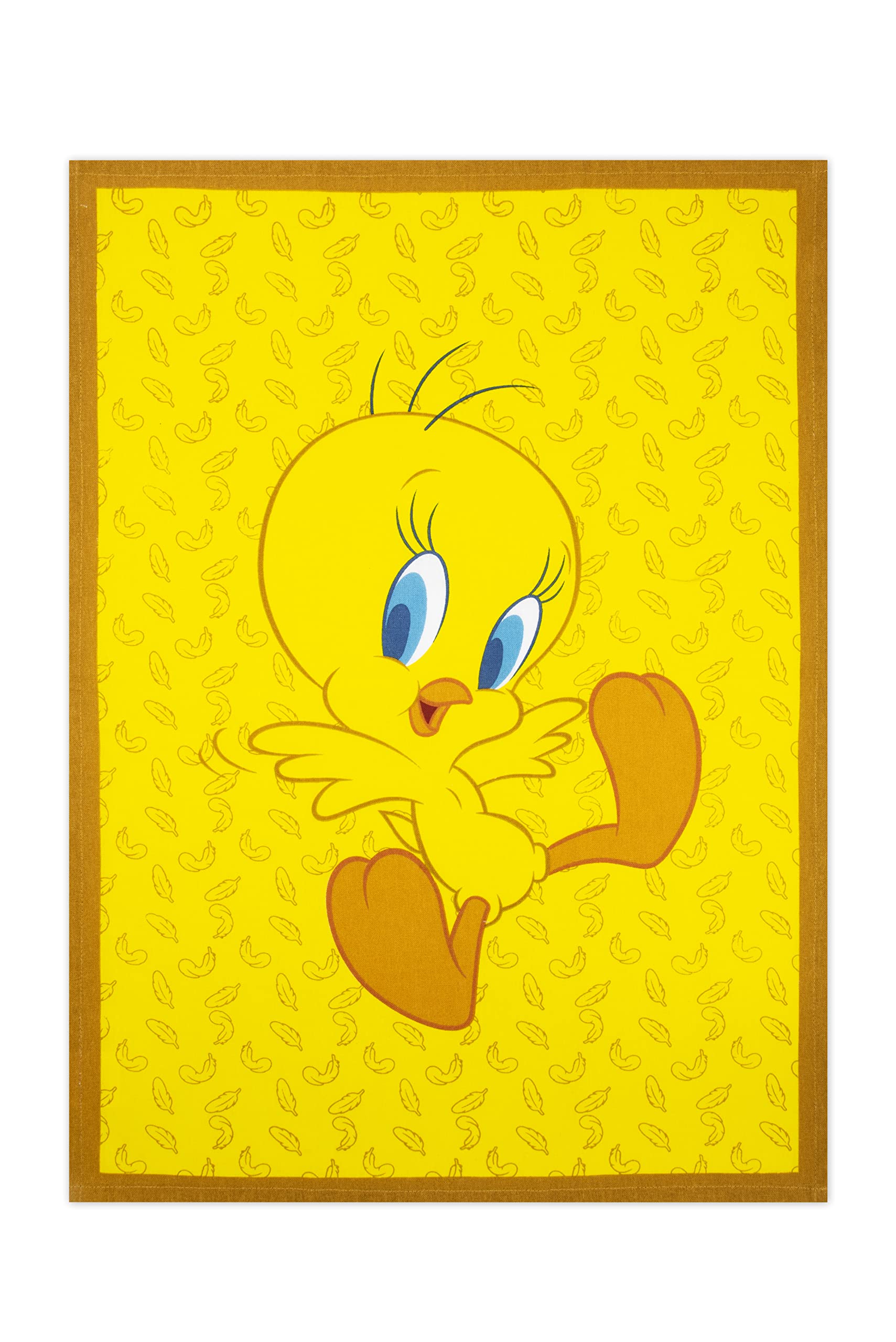 Excelsa Tweety Kitchen Towel 100% Cotton 70 x 50 cm with Hole