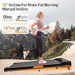 ACTFLAME Walking Pad with Incline, Portable