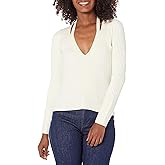 GUESS Womens Long Sleeve V Neck Aline SweaterSweater