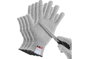 SZYIKUER Cut Resistant Gloves Food Grade Level 5 Hand Protection,Kitchen Cut Gloves