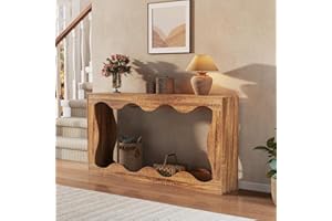 Console Table for Entryway, Narrow Hallway Sofa Table Behind Couch, Modern Console Table with Storage and Drawers, Space Savi