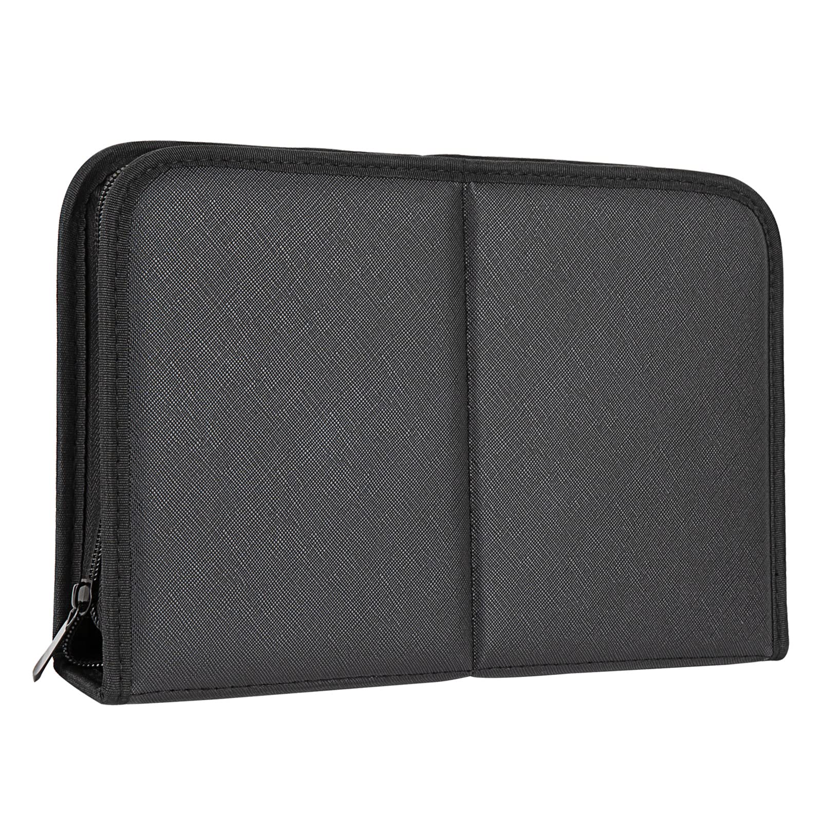 CAIRIAC Makeup Brush Organizer Bag Standing Makeup Brushes Holder Travel Case, Professional Portable Cosmetic Storage Bag Foldable Makeup Brush Wrap Case for Men Women Artist Gift (Black)