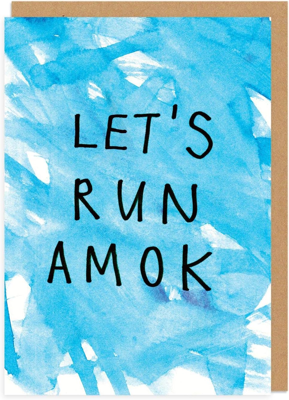 Greetings Card - Let's Run Amok