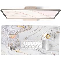 Engree White & Gold Ceramic Pen Holder - Elegant Metal Frame Desk Organizer For Pens, Makeup Brushes & More