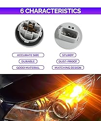 RACOONA 2PCS Turn Signal Socket,Car Accessories