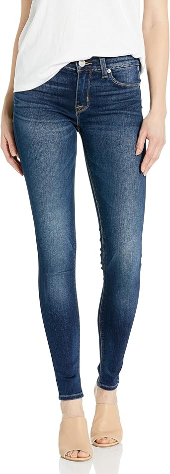 hudson nico skinny jeans blue gold