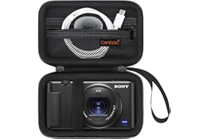 Canboc Carrying Case for Sony ZV-1/ ZV-1F/ ZV-1 II Digital Camera for Content Creators, Sony ZV1 Vlogging Camera Bag, Zipper 