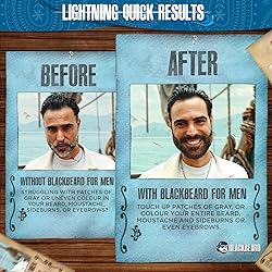 Blackbeard for Men Instant Beard Color – All Day