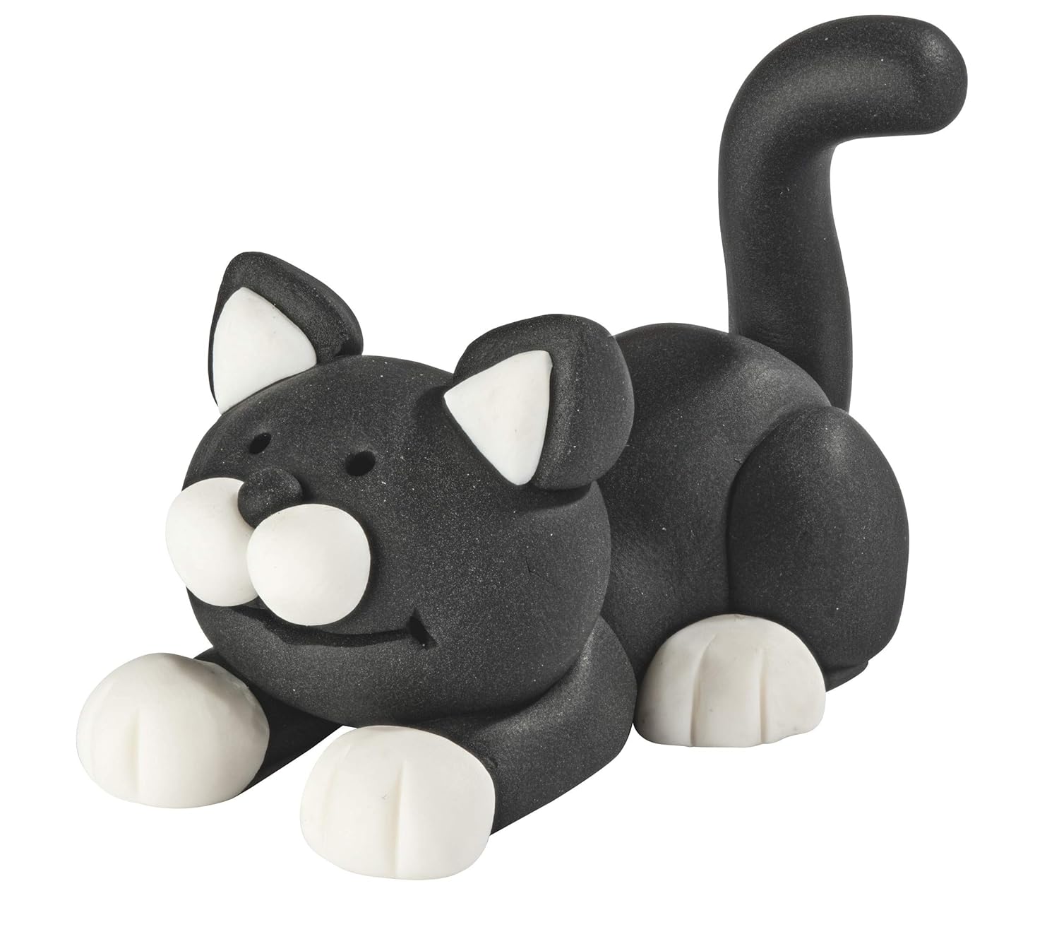 black modelling clay