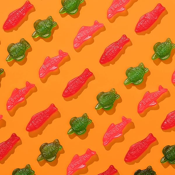 SWEDISH FISH AND FRIENDS SOFT & CHEWY CANDY, 8.04 OZ