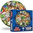 A Broader View Wild Animals Round Table Puzzle - 1000 Pieces, Jigsaw Puzzles for Adults & Kids, Suitable for Groups of 2 or More, Everyone Gets The Best Seat at The Table, Incl. 12x12” Poster
