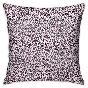 Amazon Com Leopard Print Square Funny Pillowcase Pink And Black