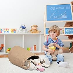 XUANGUO Rope Laundry Basket Laundry Hamper for