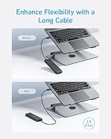 Anker 4-Port USB 3.0 Data Hub with 2 ft Cable – 5Gbps Ultra-Slim USB-C OTG view 5