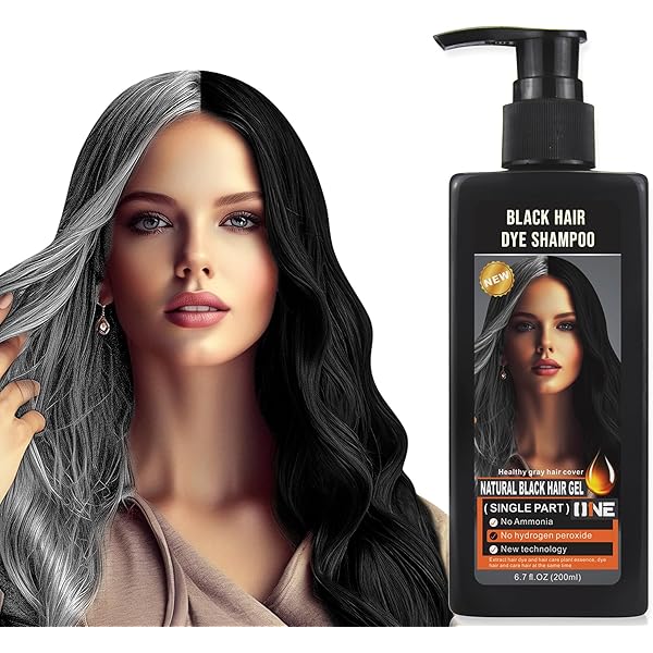 Amazon.com : lymznus Ammonia-Free Black Hair Dye Shampoo 3 IN 1