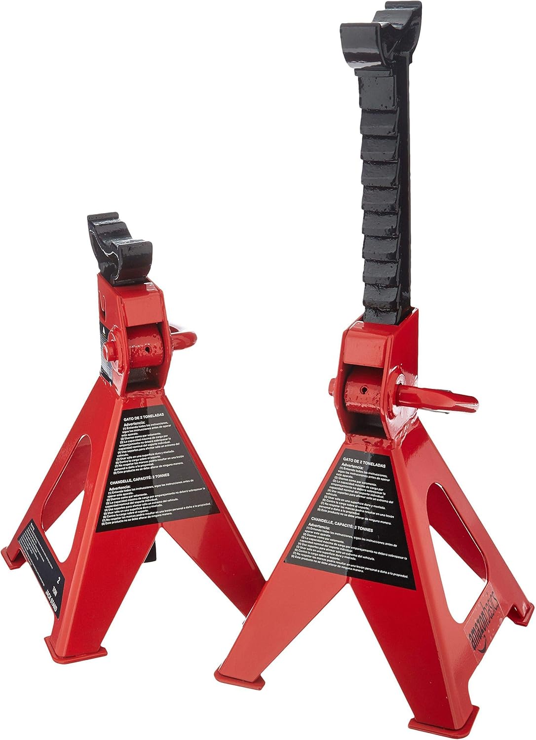 2 Piece Pair 6 Ton Heavy Duty Adjustable Jack Stand Buy Online at Best
